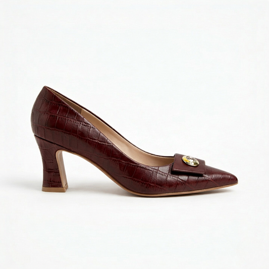 Scarpin Salto Vegetal